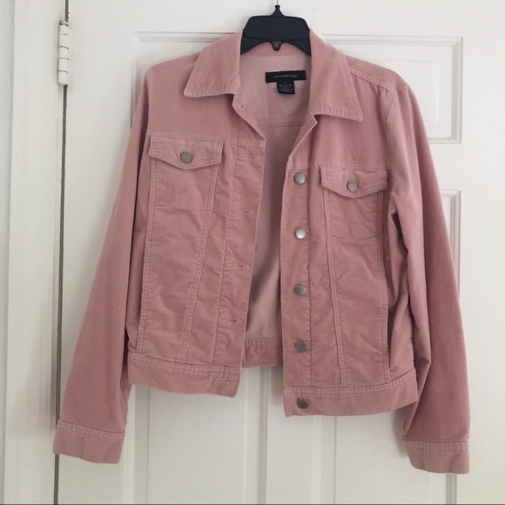 Calvin Klein Pink Corduroy Jacket
